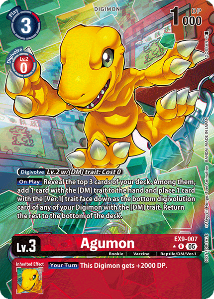 Agumon Card Front