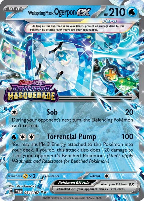 Wellspring Mask Ogerpon ex Card Front