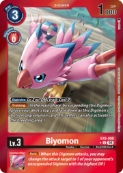 Biyomon · Alternate Art | Foil EX9-008a