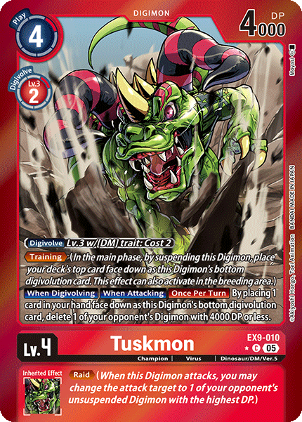 Tuskmon Card Front