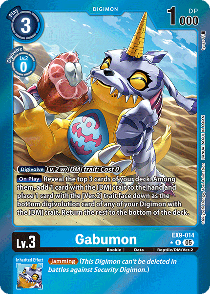Gabumon Card Front
