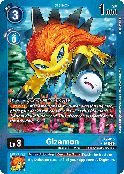 Gizamon Card Front