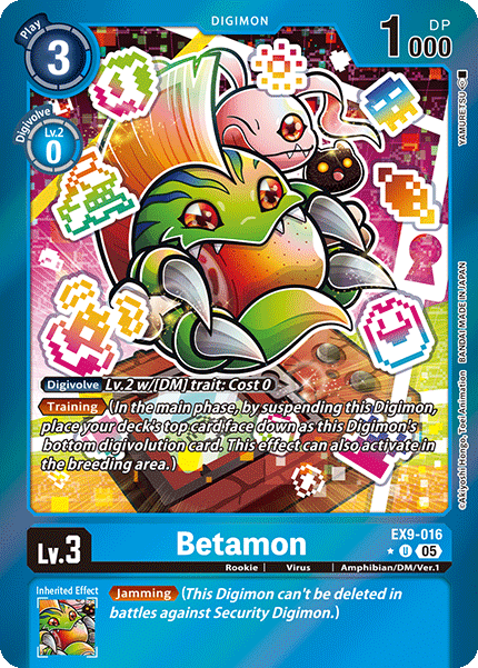 Betamon Card Front