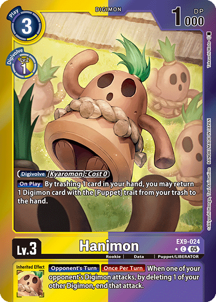 Hanimon Card Front