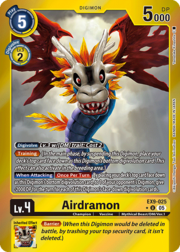 Airdramon · Alternate Art | Foil EX9-025a