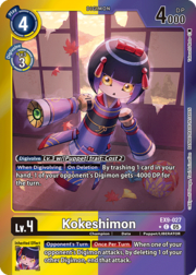 Kokeshimon · Alternate Art | Foil EX9-027a