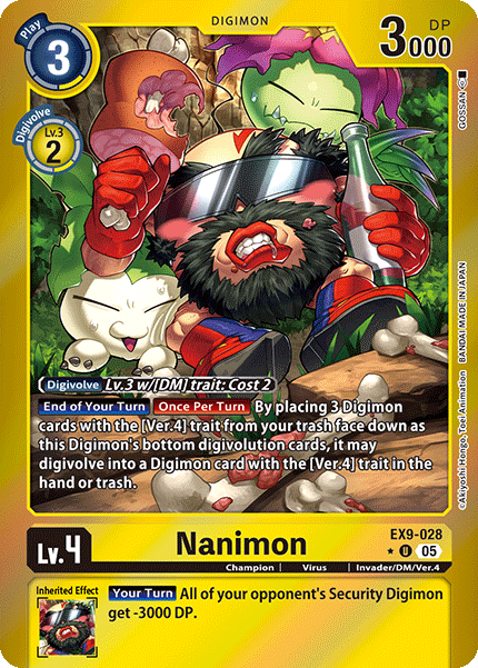Nanimon Card Front