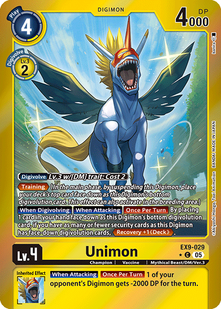 Unimon Card Front