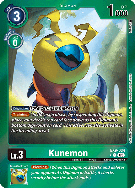 Kunemon Card Front