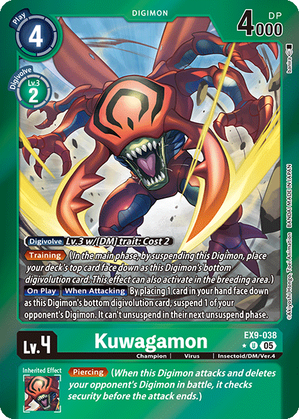 Kuwagamon Card Front