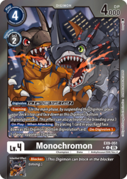 Monochromon · Alternate Art | Foil EX9-051a