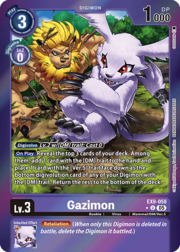 Gazimon · Alternate Art | Foil EX9-058a