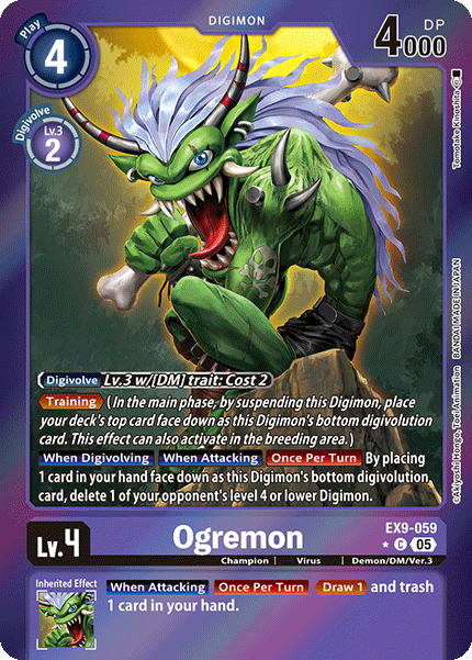Ogremon Card Front