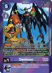 Devimon · Alternate Art | Foil EX9-061a