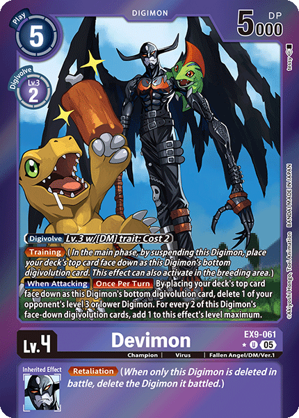 Devimon Card Front