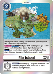 File Island · Alternate Art | Foil EX9-072a