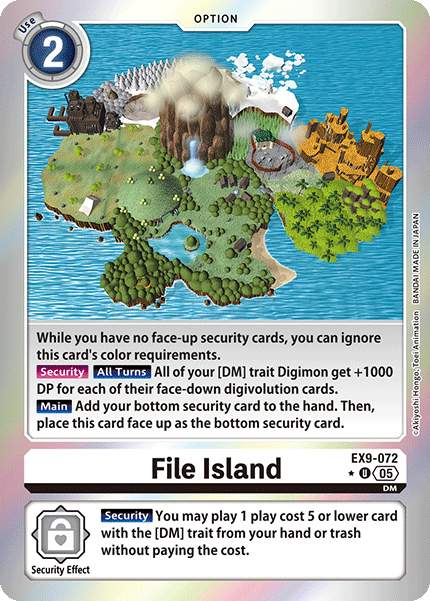 File Island Card Front