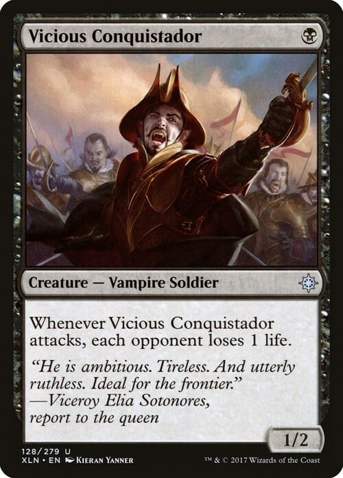 Conquistador Crudele Card Front