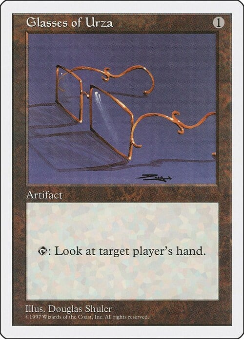 Glasses of Urza Card Front