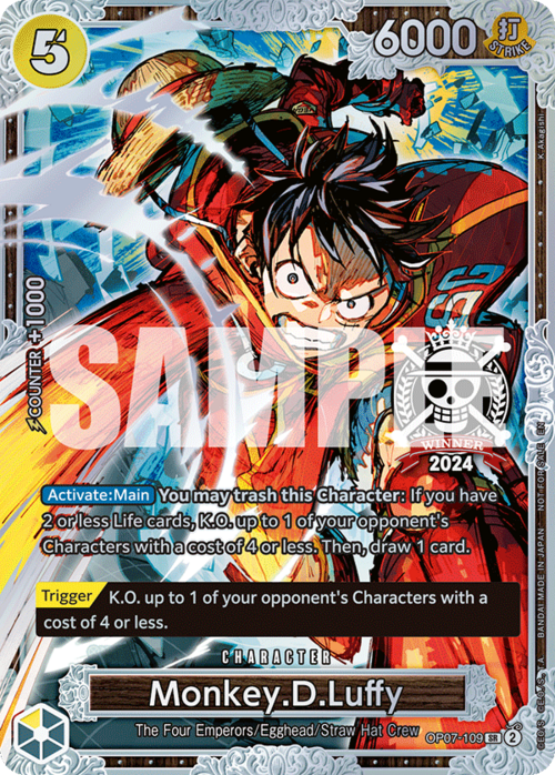 Monkey.D.Luffy Card Front