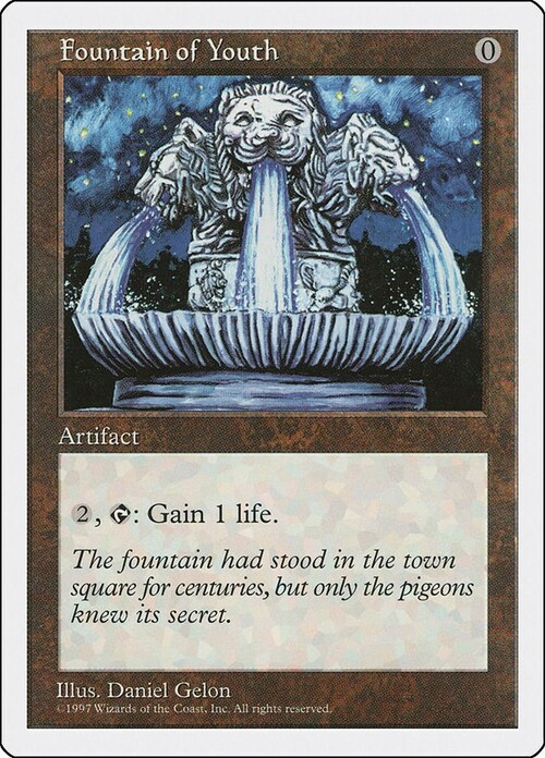Fountain of Youth Card Front