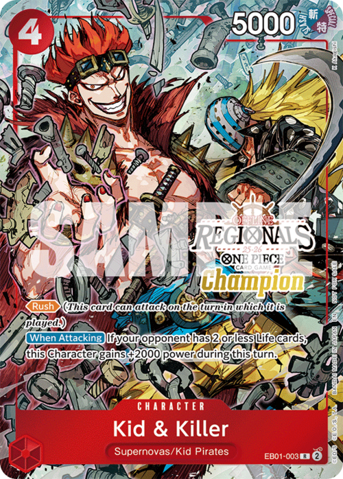 Kid & Killer Card Front