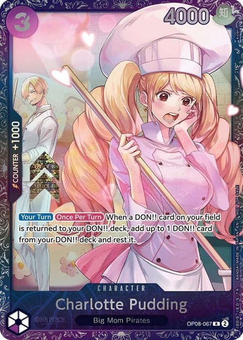 Charlotte Pudding Card Front