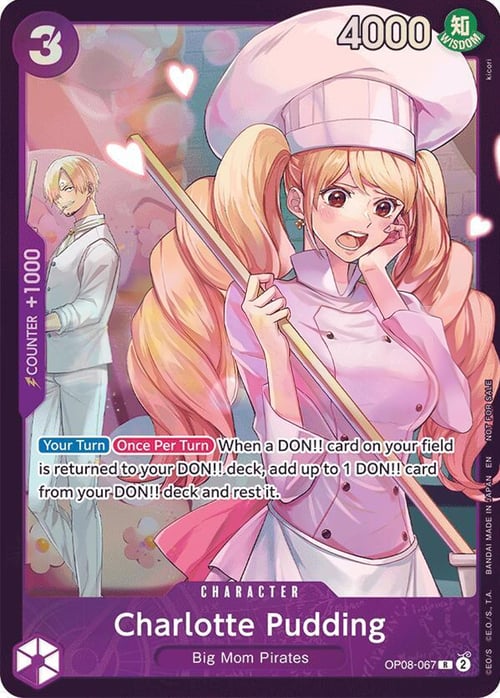 Charlotte Pudding Card Front