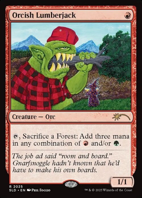 Orcish Lumberjack Card Front