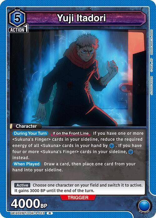 Yuji Itadori Card Front