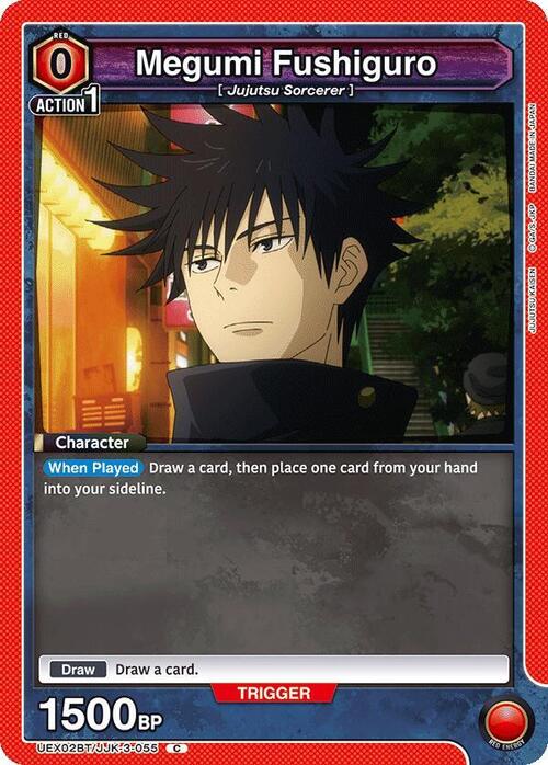 Megumi Fushiguro Card Front