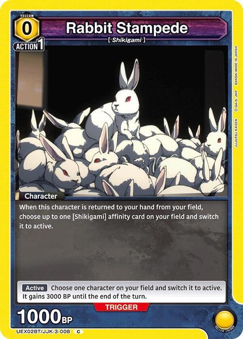 Rabbit Stampede Card Front