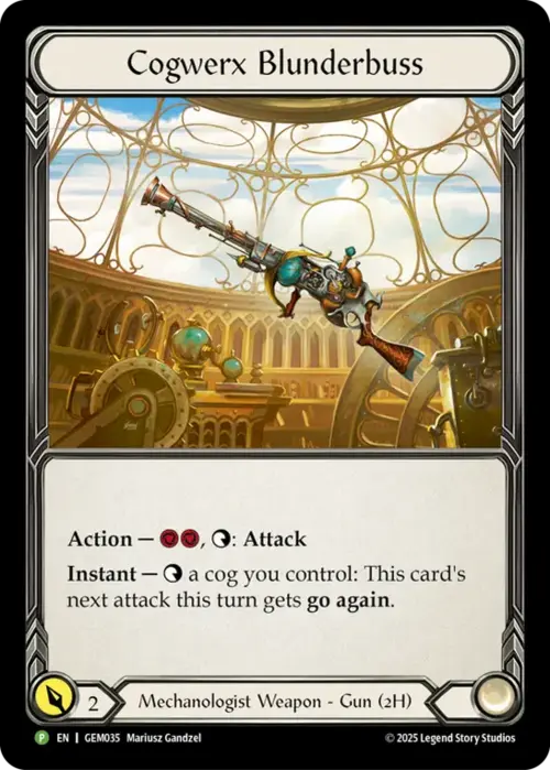 Cogwerx Blunderbuss Card Front