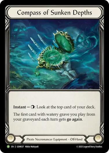 Compass of Sunken Depths Card Front