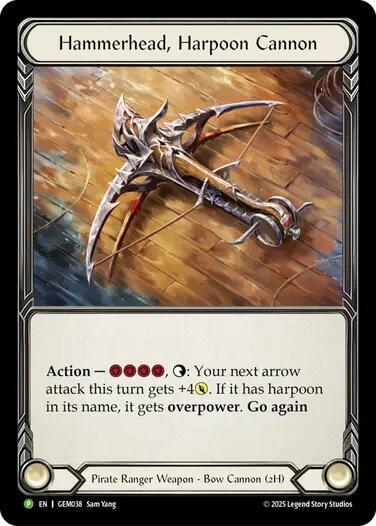 Hammerhead, Harpoon Cannon Card Front