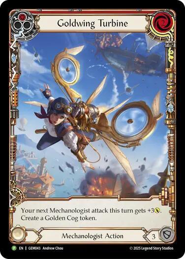 Goldwing Turbine (Red) Card Front