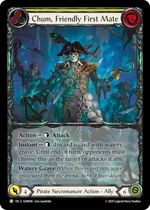 Chum, Friendly First Mate Card Front