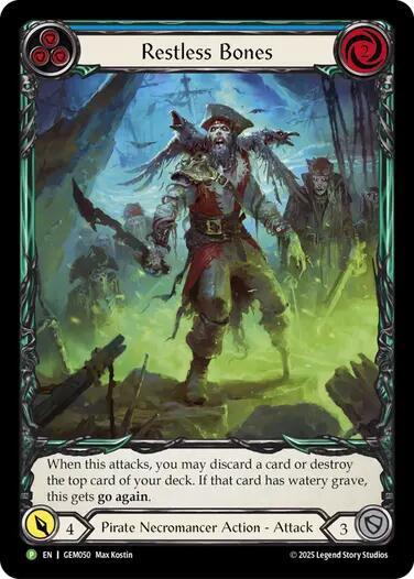 Restless Bones (Blue) Frente