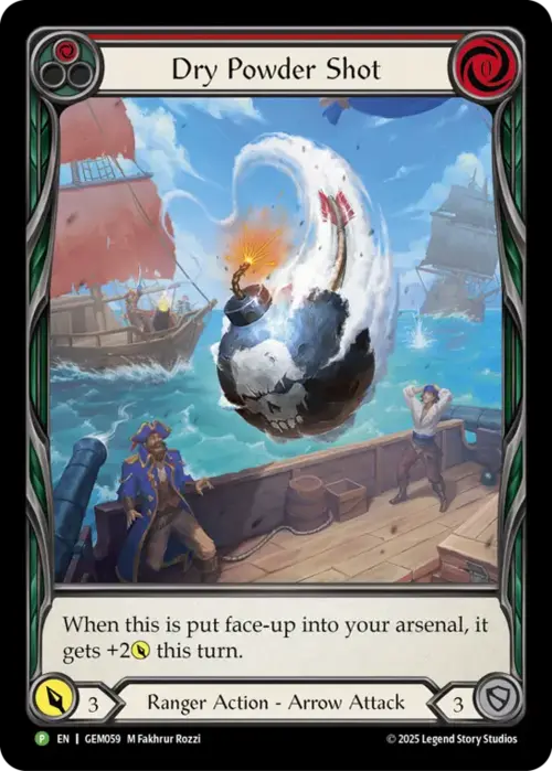 Dry Powder Shot Card Front