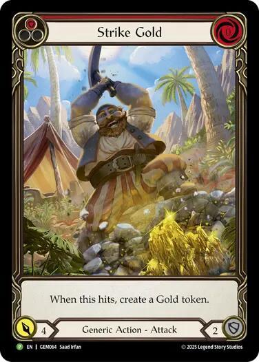 Strike Gold (Red) Frente