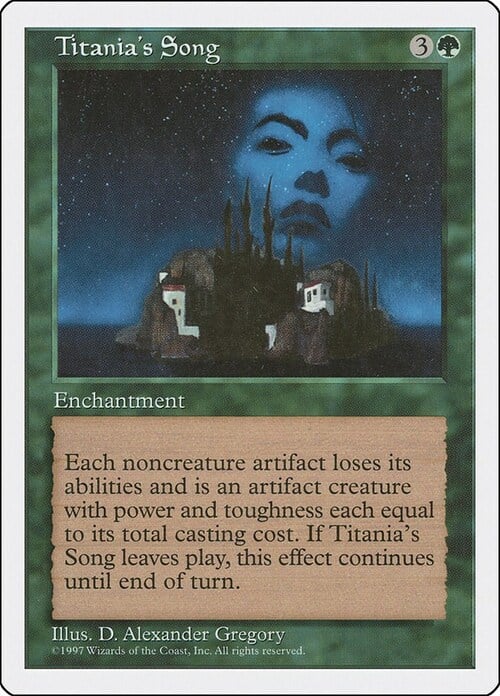 Titania's Song Card Front