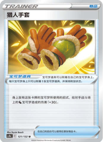 Hunting Gloves Card Front