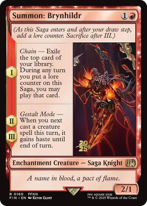 Summon: Brynhildr Card Front