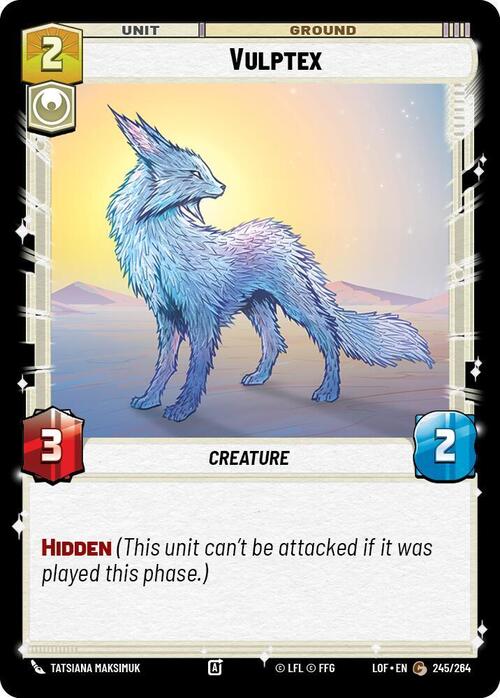 Vulptex Card Front