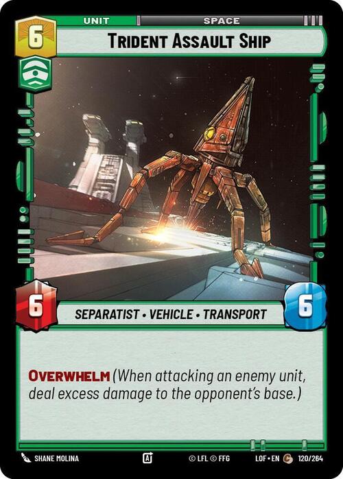Trident Assault Ship Card Front