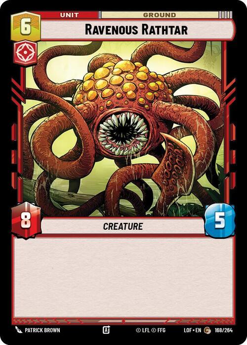 Ravenous Rathtar Card Front