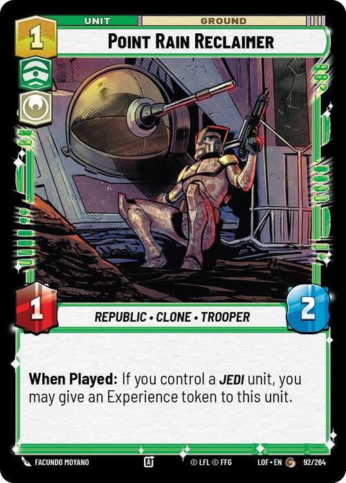 Point Rain Reclaimer Card Front