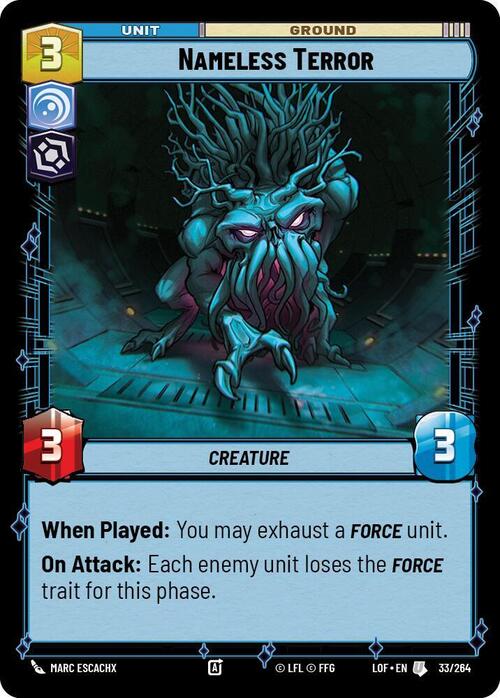 Nameless Terror Card Front