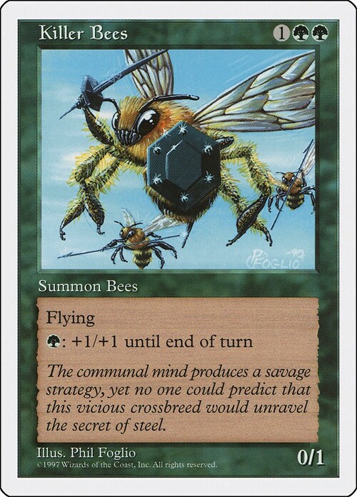 Killer Bees Card Front