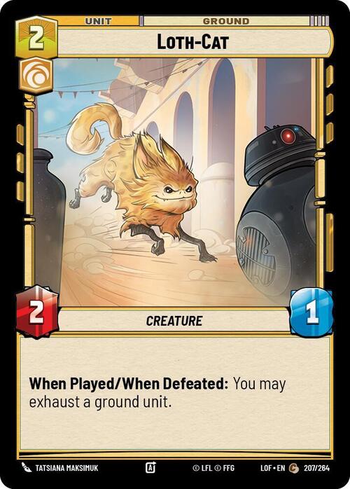 Loth-Cat Card Front